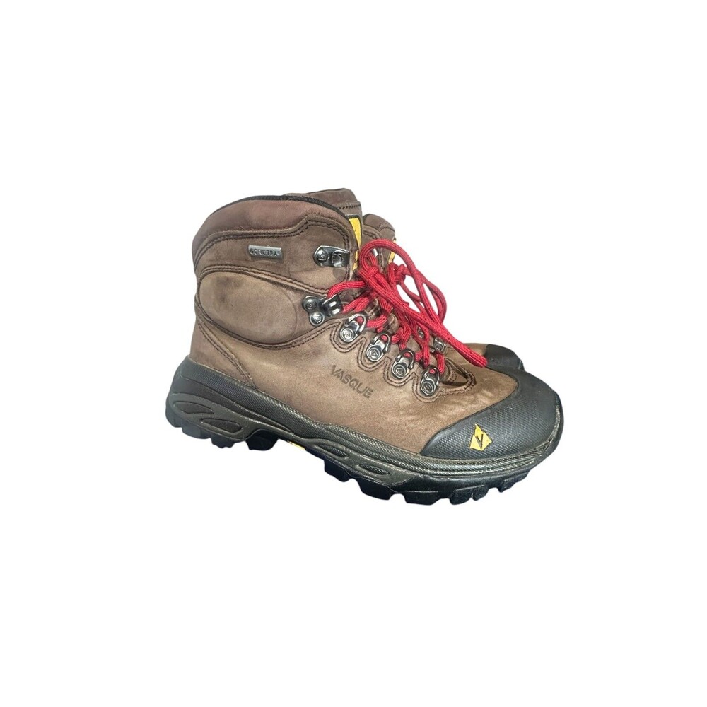 Vasque Women’s Bitterroot 7167 Brown Leather Gore-Tex Hiking Vibram Boots 7.5 M